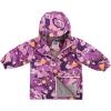 JAN & JUL Waterproof Fleece Lined Rain Jacket, Raincoat for Kids(Fleece-lined: Purple Dream)