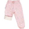 JAN & JUL Waterproof Fleece Lined Snow and Rain Pants for Toddlers and Kids(Fleece-lined: Pink Forest)