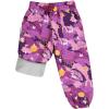JAN & JUL Waterproof Fleece Lined Snow and Rain Pants for Toddlers and Kids(Fleece-lined: Purple Dream)
