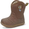 JAN & JUL Waterproof Insulated Winter Boots for Toddlers and Kids(Brown Birch)