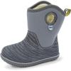 JAN & JUL Waterproof Insulated Winter Boots for Toddlers and Kids(Grey Birch)