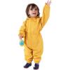 JAN & JUL Waterproof Rain Suit, Windproof Coveralls for Toddlers and Kids(Thin-liner: Yellow)