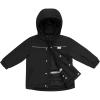 JAN & JUL Waterproof Ski Jacket, Insulated Snow Coat for Toddlers(Black)