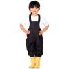 JAN & JUL Waterproof Snow Bib Pants with Fleece-Lining, Overalls for Toddlers and Kids(Cozy-dry: Black)