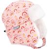 JAN & JUL Waterproof Winter Hat for Babies and Kids(Pink Rainbow)