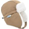 JAN & JUL Waterproof Winter Hat for Babies and Kids(Soft Brown)