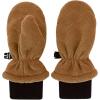 JAN & JUL Winter Fleece Mittens for Baby and Toddler(Brown Bear)