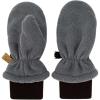 JAN & JUL Winter Fleece Mittens for Baby and Toddler(Dark Grey)