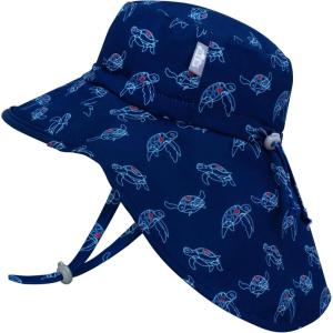 JAN & JUL 50+ UPF Quick-Dry Sun-Hats for Boys(Turtle)
