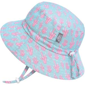 JAN & JUL Girls’ Adjustable Water Resistant Bucket Sun-hat 50+ UPF(Coral)