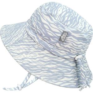 JAN & JUL Girls’ Adjustable Water Resistant Bucket Sun-hat 50+ UPF(Waves)