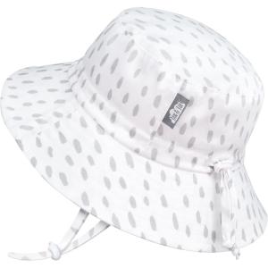 JAN & JUL Grow-with-Me Cotton Bucket Sun-Hat for Baby and Kids(Spring Showers)
