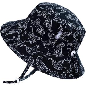 JAN & JUL Grow-with-Me Cotton Bucket Sun-Hat for Baby and Kids(Tiger)