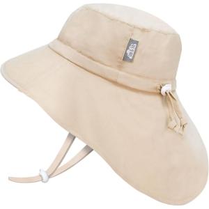 JAN & JUL Kids’ Adjustable Cotton Xplorer Sun Hat 50+ UPF(Sand)