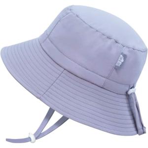 JAN & JUL Quick Dry Sun-Hat with Neck Flap for Swimming Boys’ Beach Hat(Grey Cloud)