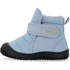 JAN & JUL Toasty-Dry Water-Resistant Winter Boots for Toddlers(Dusty Blue)