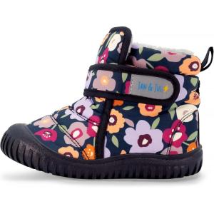 JAN & JUL Toasty-Dry Water-Resistant Winter Boots for Toddlers(Toasty-dry: Winter Flowers)