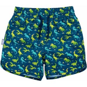 JAN & JUL UV Swim Shorts and Long Sleeve UV Shirt for Toddlers(Swim Shorts: Dinoland)