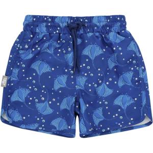 JAN & JUL UV Swim Shorts and Long Sleeve UV Shirt for Toddlers(Swim Shorts: Manta Ray)