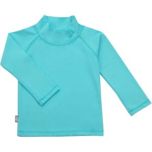 JAN & JUL UV Swim Shorts and Long Sleeve UV Shirt for Toddlers(Uv Shirt: Lagoon)