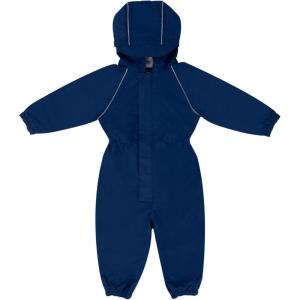 JAN & JUL Waterproof Fleece Lined Snow Suit, Coveralls for Toddlers and Kids(Fleece-lined: Nebula Blue)
