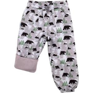 JAN & JUL Waterproof Fleece Lined Snow and Rain Pants for Toddlers and Kids(Cozy-dry: Bear)
