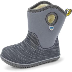 JAN & JUL Waterproof Insulated Winter Boots for Toddlers and Kids(Grey Birch)