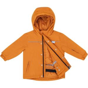 JAN & JUL Waterproof Ski Jacket, Insulated Snow Coat for Toddlers(Cinnamon)