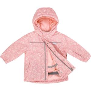 JAN & JUL Waterproof Ski Jacket, Insulated Snow Coat for Toddlers(Prairie Flowers)
