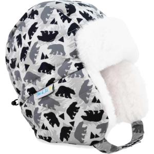JAN & JUL Waterproof Winter Hat for Babies and Kids(Bear)