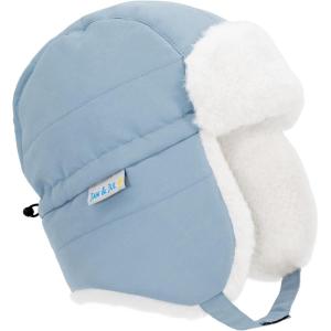 JAN & JUL Waterproof Winter Hat for Babies and Kids(Dusty Blue)