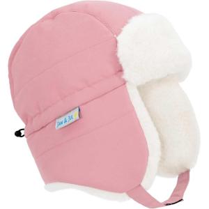 JAN & JUL Waterproof Winter Hat for Babies and Kids(Dusty Pink)