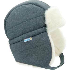 JAN & JUL Waterproof Winter Hat for Babies and Kids(Heather Grey – No Toggle)