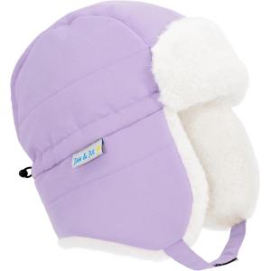 JAN & JUL Waterproof Winter Hat for Babies and Kids(Lavender)