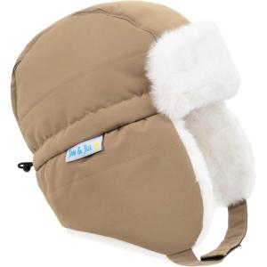 JAN & JUL Waterproof Winter Hat for Babies and Kids(Soft Brown)