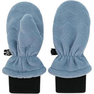 JAN & JUL Winter Fleece Mittens for Baby and Toddler(Stormy Blue)