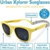 JAN & JUL Baby Toddler Kids’ Flexible UV-400 Polarized Sun-glasses with Strap for Girls Boys(Lemonade)
