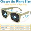 JAN & JUL Baby Toddler Kids’ Flexible UV-400 Polarized Sun-glasses with Strap for Girls Boys(Olive Khaki)