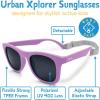 JAN & JUL Baby Toddler Kids’ Flexible UV-400 Polarized Sun-glasses with Strap for Girls Boys(Purple Popsicle)