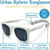 JAN & JUL Baby Toddler Kids’ Flexible UV-400 Polarized Sun-glasses with Strap for Girls Boys(White)