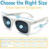 JAN & JUL Baby Toddler Kids’ Flexible UV-400 Polarized Sun-glasses with Strap for Girls Boys(White)