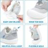 JAN & JUL Easy-On Toddler Shoes(Cream Bunny)