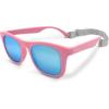 JAN & JUL Baby Toddler Kids’ Flexible UV-400 Polarized Sun-glasses with Strap for Girls Boys(Peachy Pink Aurora)