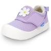 JAN & JUL Easy-On Toddler Shoes(Purple Daisy)