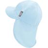 JAN & JUL Sun Soft Baby Cap | Cotton Neck Flap Hat for Littles(Baby Blue)
