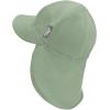 JAN & JUL Sun Soft Baby Cap | Cotton Neck Flap Hat for Littles(Juniper Green)
