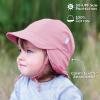 JAN & JUL Sun Soft Baby Cap | Cotton Neck Flap Hat for Littles(Lavender)