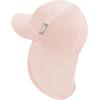 JAN & JUL Sun Soft Baby Cap | Cotton Neck Flap Hat for Littles(Light Pink)