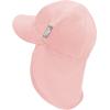 JAN & JUL Sun Soft Baby Cap | Cotton Neck Flap Hat for Littles(Rose Quartz)