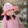 JAN & JUL Waterproof Rain Hat for Toddlers and Kids(Dusty Pink)